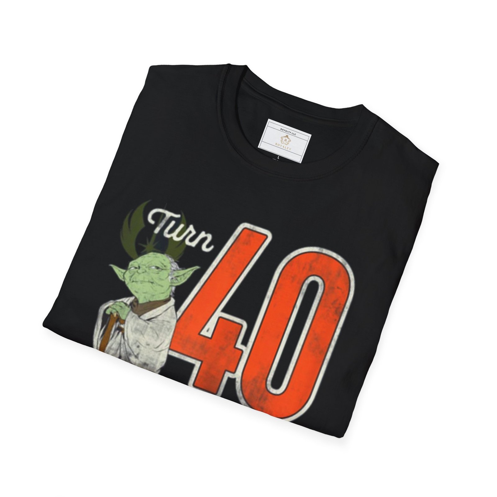 Star Wars Yoda 40th Birthday T-Shirt, Funny Gift for Men, Unisex Tee for Sci-Fi Fans, Geeky Birthday Shirt, Milestone Celebration Apparel - Image 5