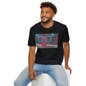 Unisex Group Therapy T-Shirt, LGBTQ+ Pride Wear, Supportive Tee, Mental Health Awareness Gift, Casual Comfort Top