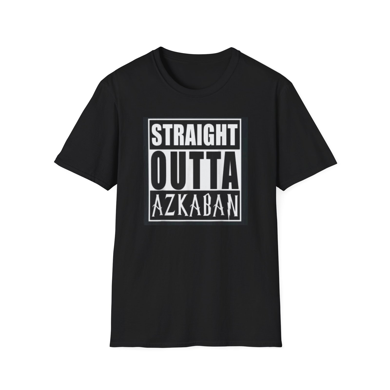 Straight Outta Azkaban Unisex Softstyle T-Shirt - Fun Gift for Fans, Casual Wear, Harry Potter Theme, Graphic Tee, Quirky Gift Idea - Image 2