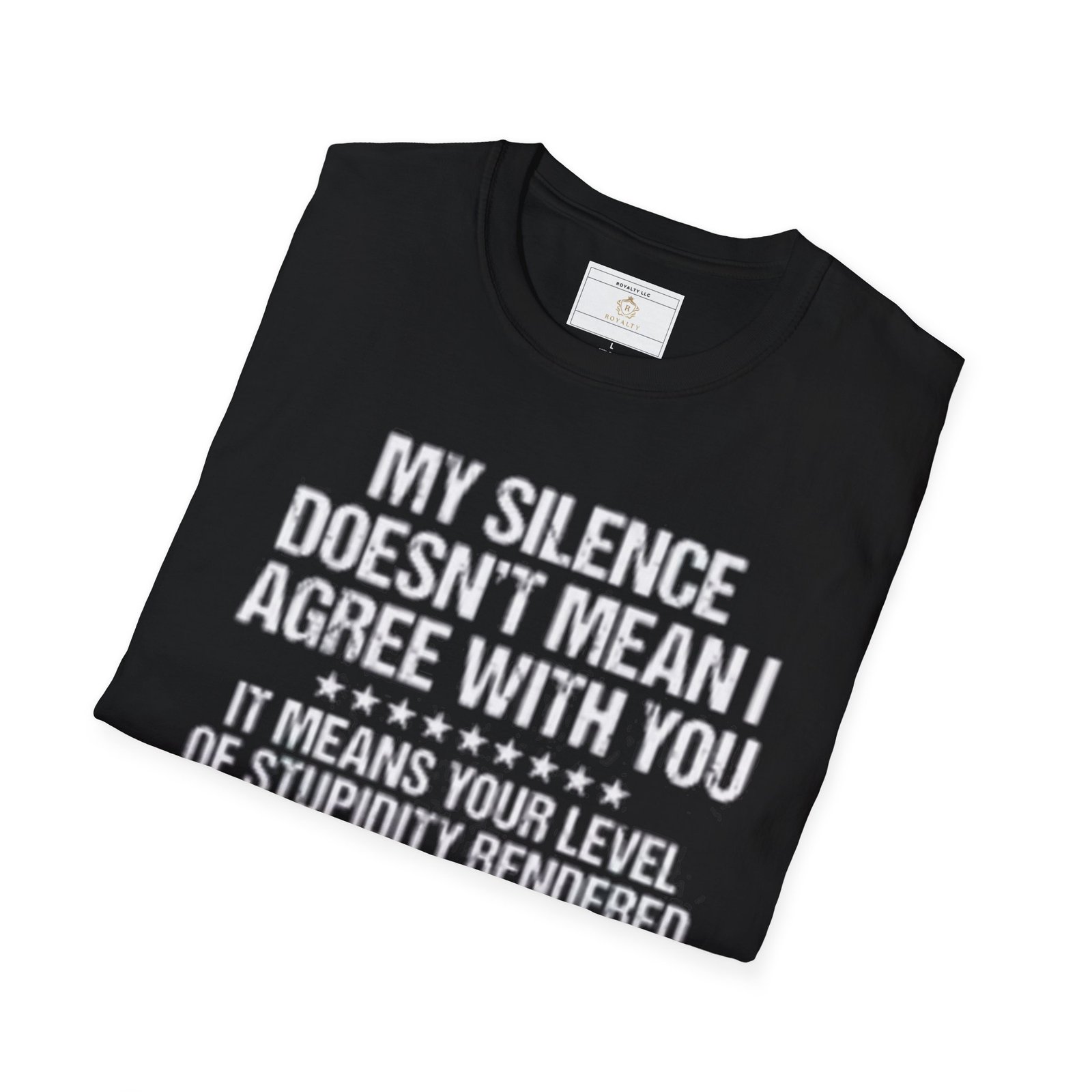 My Silence T-Shirt, Unisex Softstyle Tee, Funny Graphic Shirt, Gift for Friends, Casual Wear, Everyday Statement Tee - Image 5