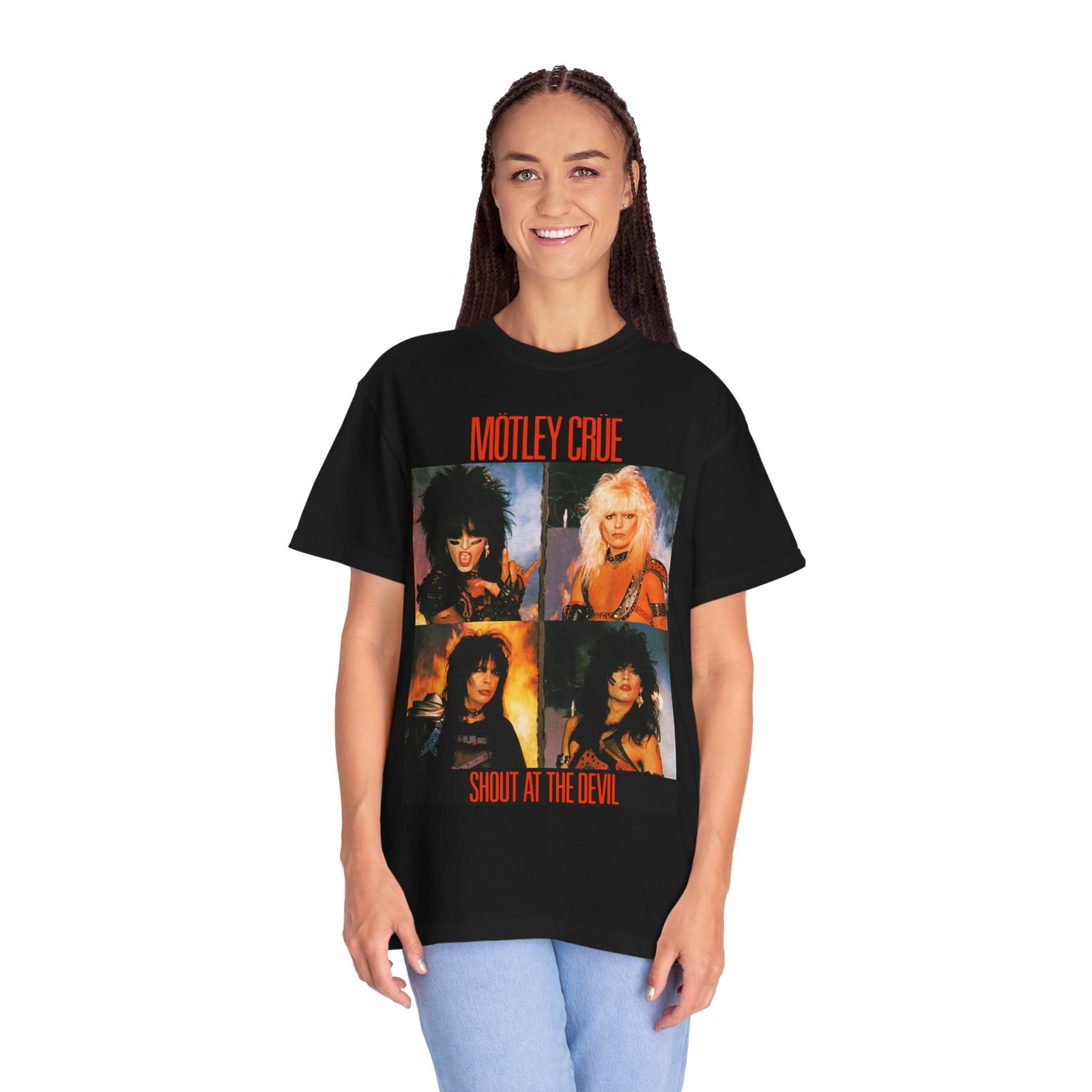 Motley Crue Shout at the Devil T-Shirt, 80s Rock Band Tee, Vintage Style Shirt, Music Merchandise, Concert Outfit, Gift for Fans - Image 10