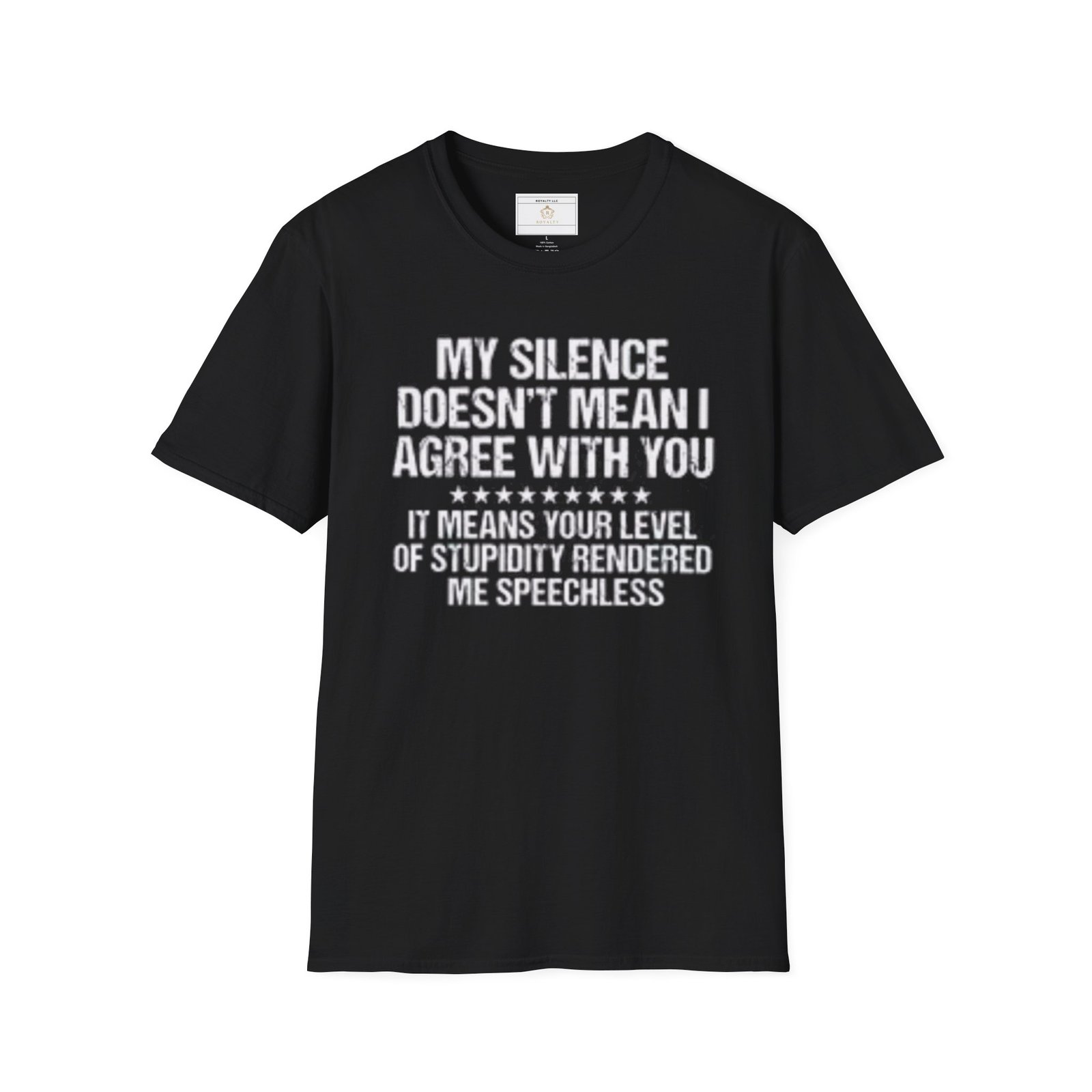 My Silence T-Shirt, Unisex Softstyle Tee, Funny Graphic Shirt, Gift for Friends, Casual Wear, Everyday Statement Tee - Image 2
