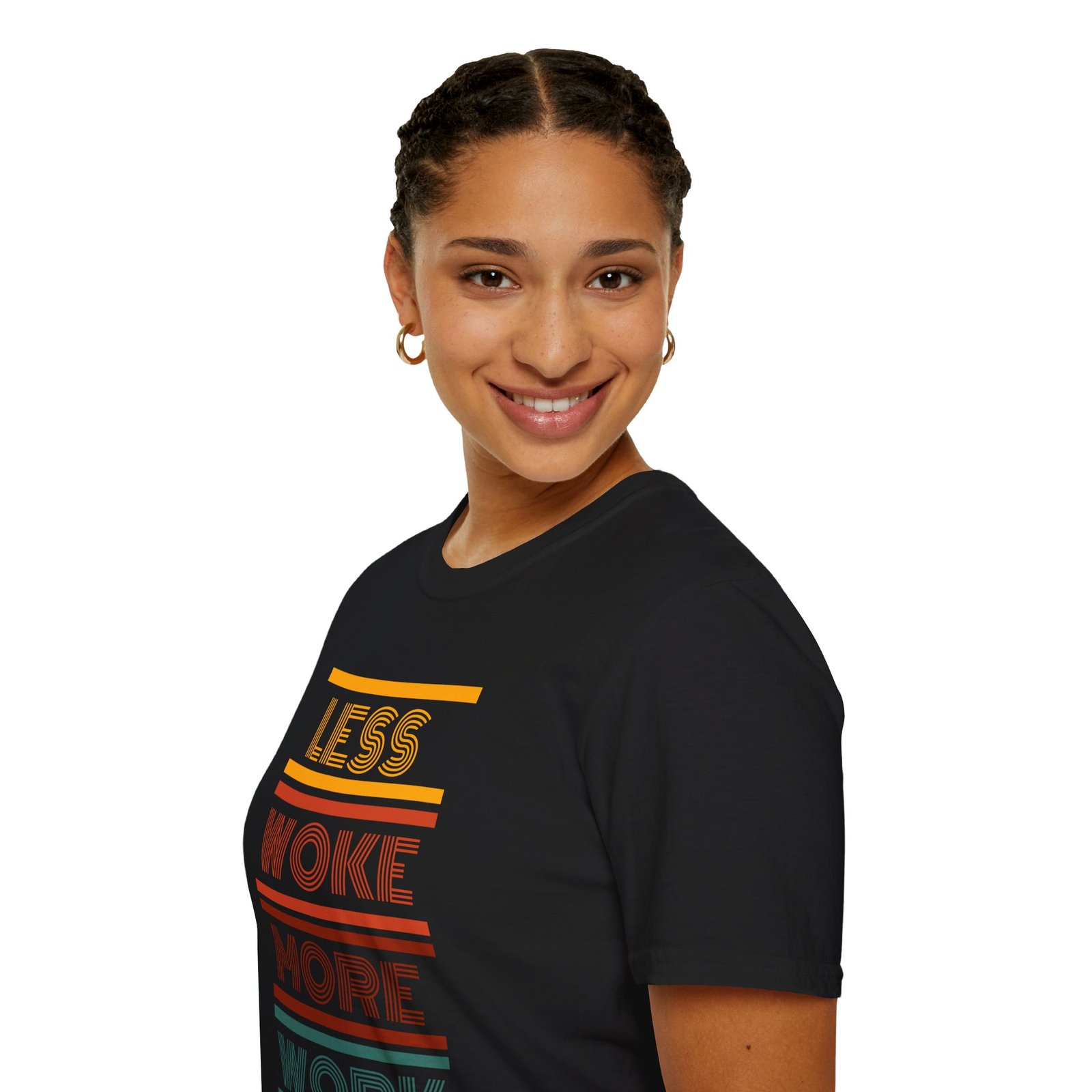 Witty Statement T-Shirt, Less Woke More Work Tee, Casual Unisex Tee, Funny Gift for Friends, Everyday Wear Apparel - Image 8
