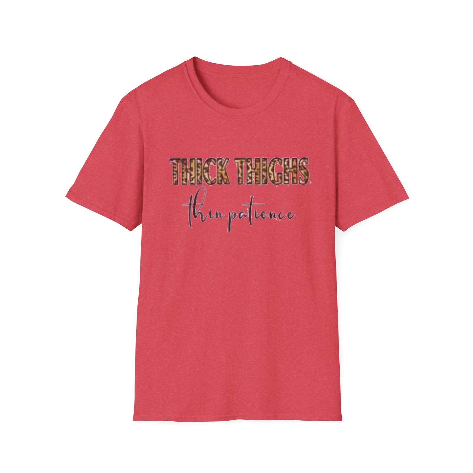 Thick Thighs Unisex Softstyle T-Shirt | Casual Wear, Fashion Tee, Gift for Friends, Affirmation Shirt, Summer Outfit - Image 6