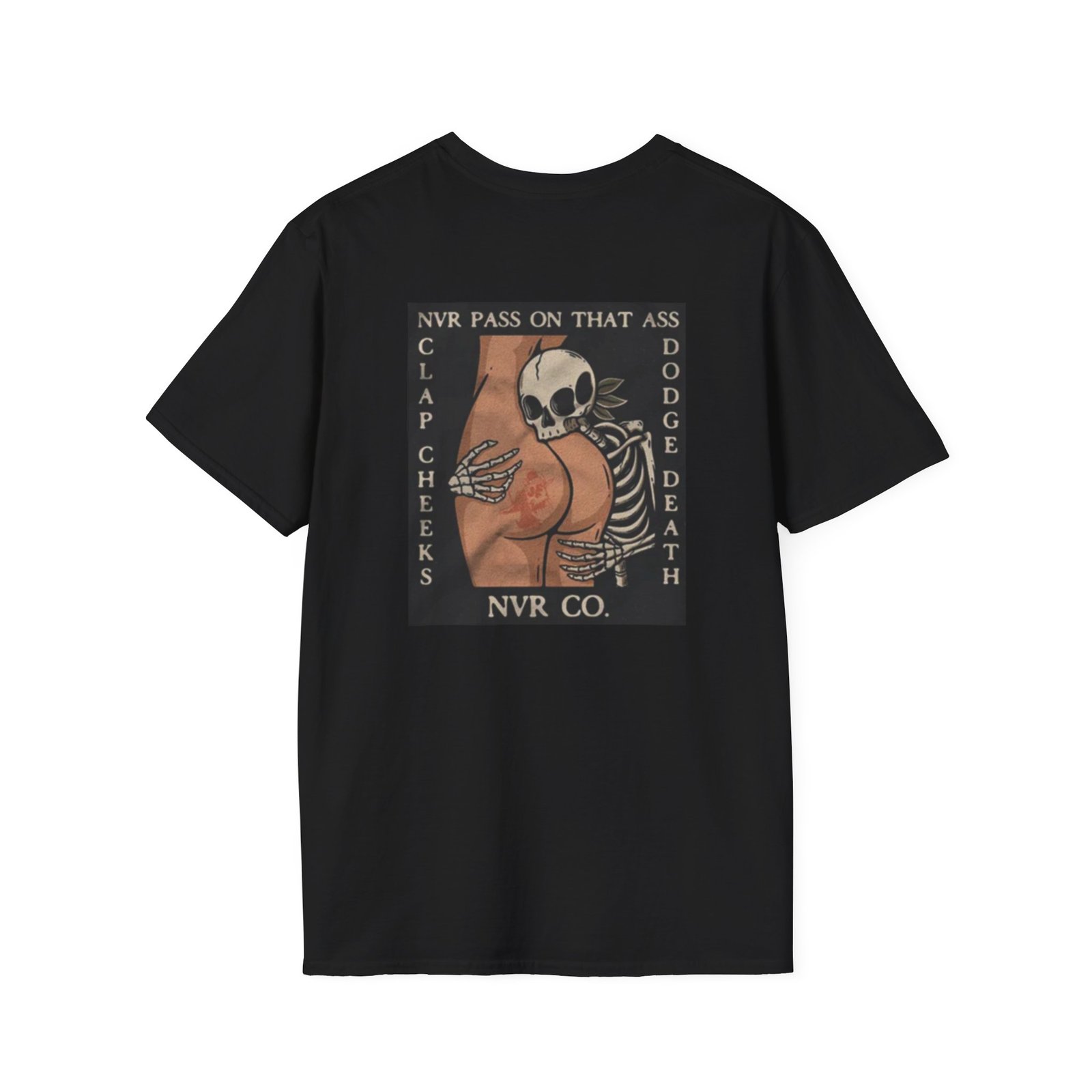 Edgy Graphic Tee for Comfort and Style, Perfect for Casual Outings or Gifts, Holiday Apparel, Streetwear Vibe, Skull Design T-Shirt - Image 3