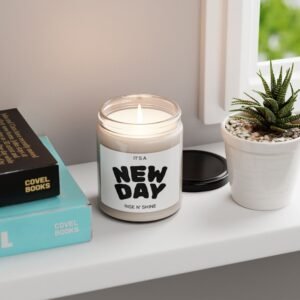 New Day Scented Soy Candle - Rise N' Shine, Relaxation, Home Decor, Gift for Her, Self-Care, Aromatherapy