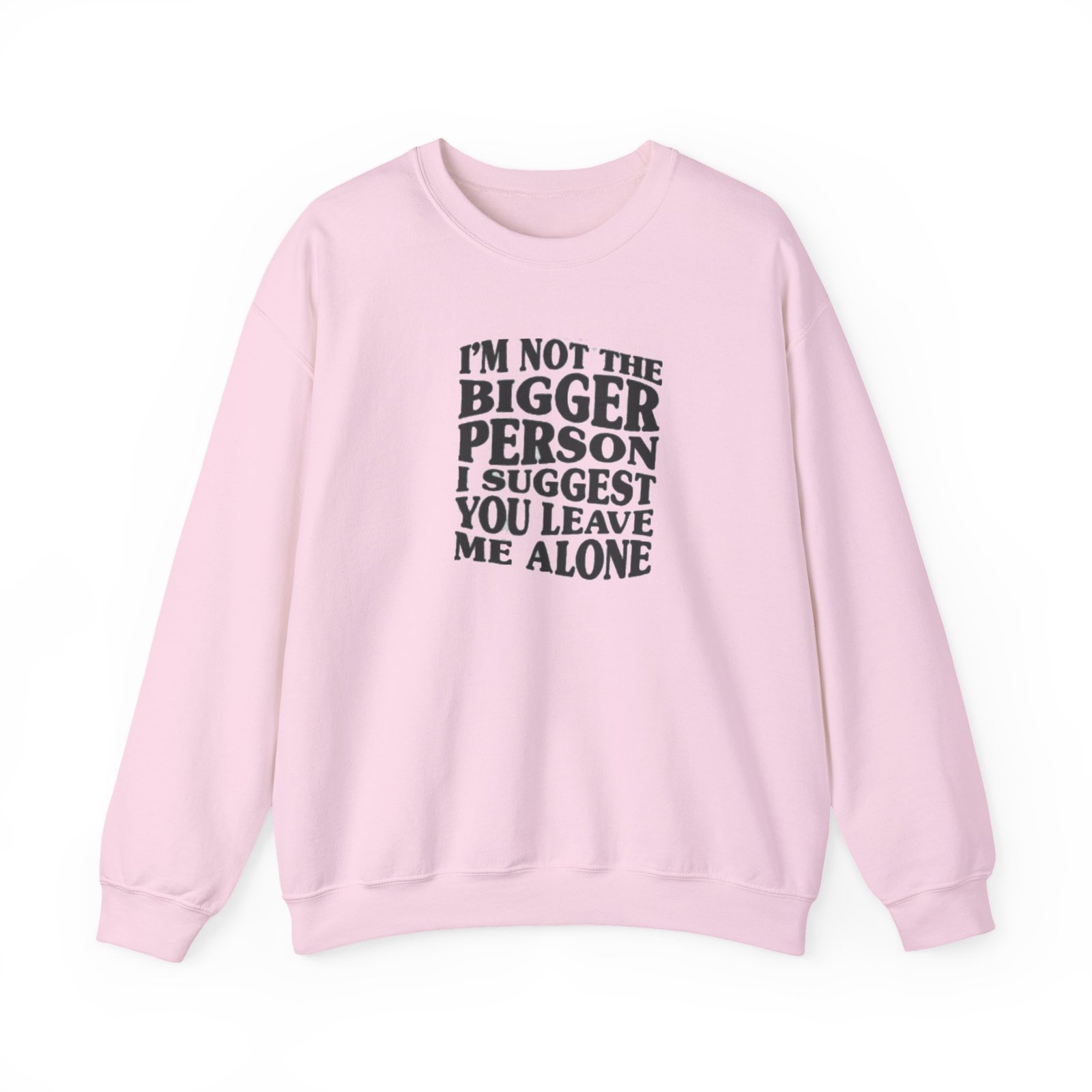 Funny Unisex Crewneck Sweatshirt - Leave Me Alone, Casual Wear, Gift Idea, Humor Clothing, Cozy Sweater, Perfect for Relaxation - Image 10