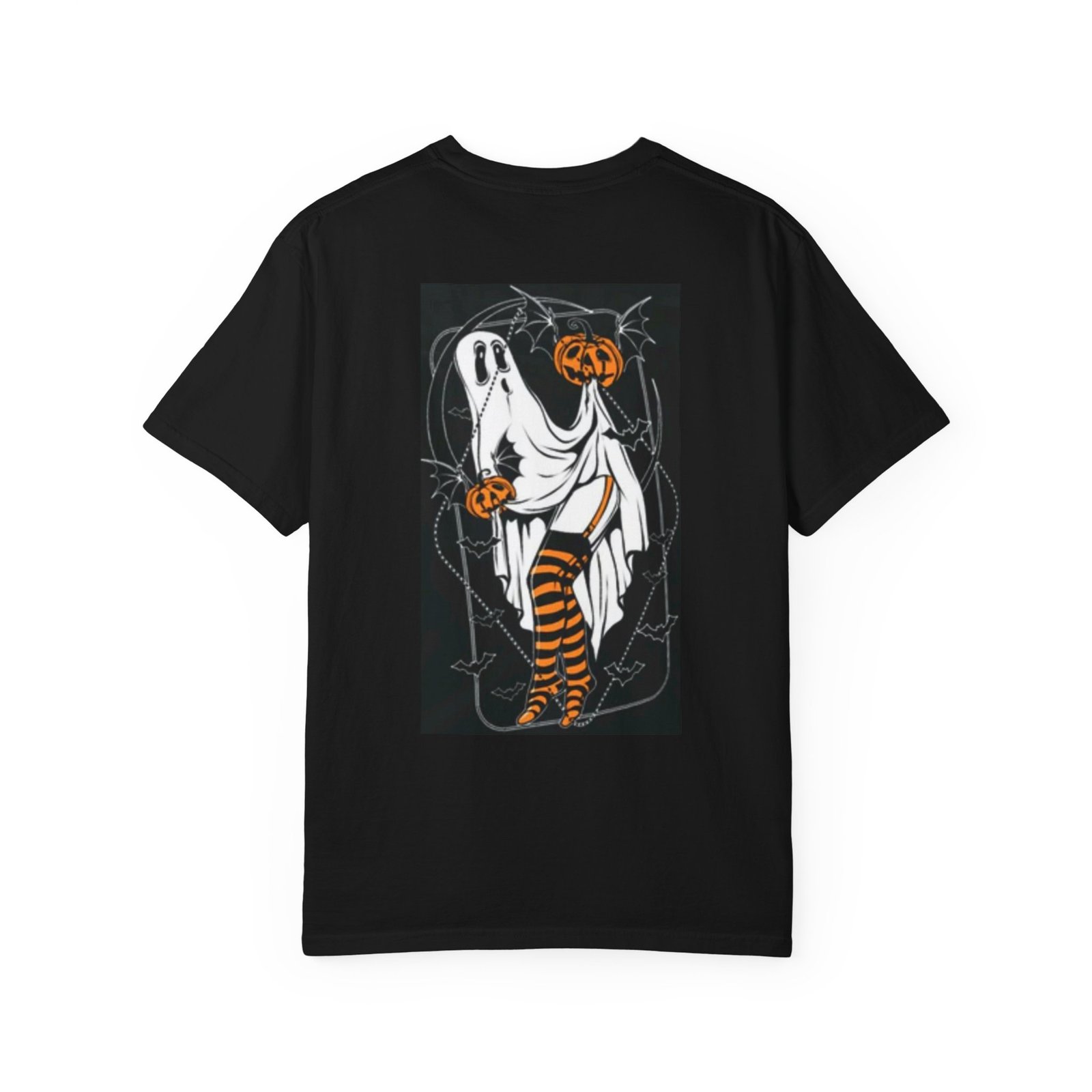 Spooky Ghost Halloween T-Shirt, Unisex Casual Tee for Fall, Pumpkin Apparel, Halloween Costume, Graphic Tee - Image 3