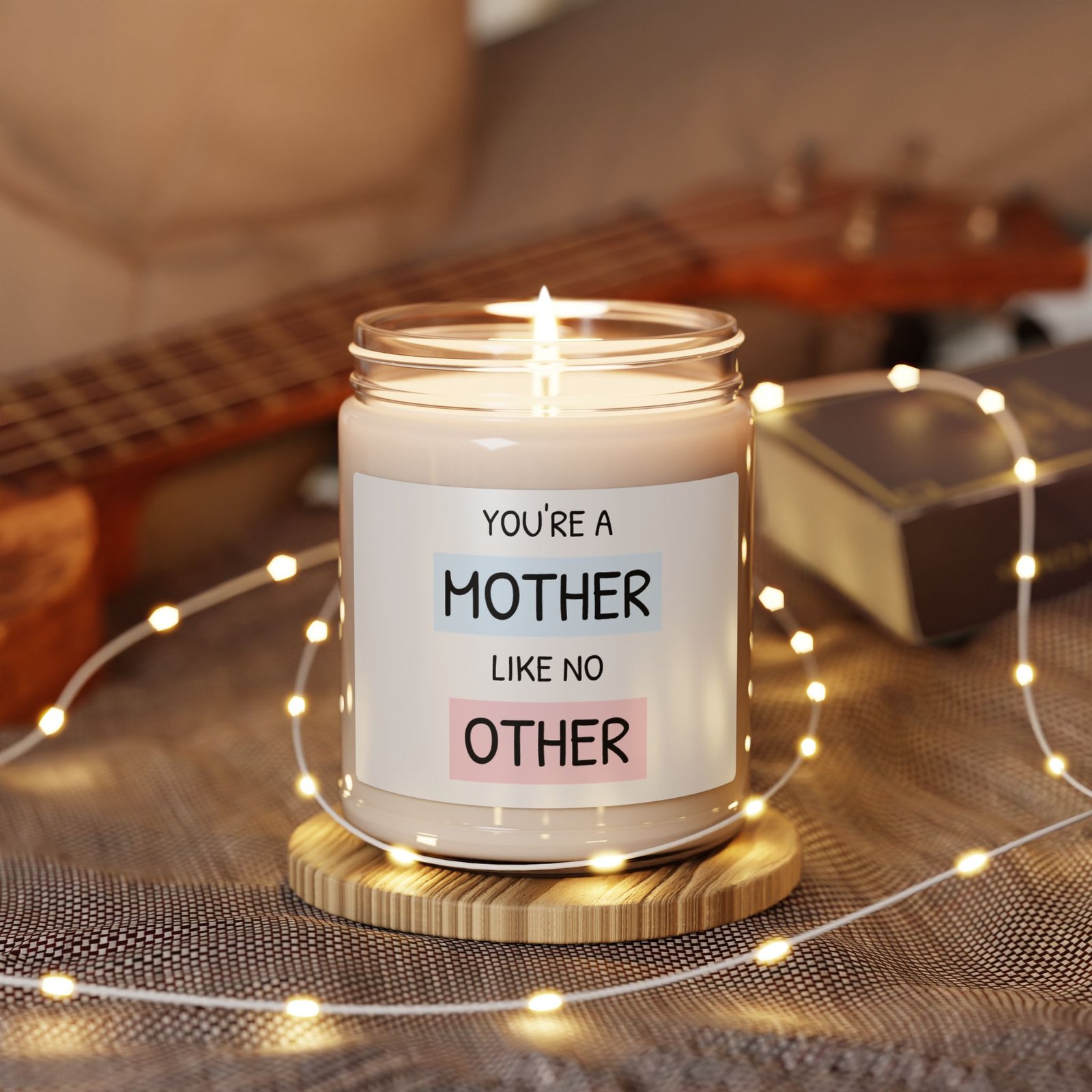Unique Scented Soy Candle for Mothers, Perfect Gift for Mom, Relaxation Candle, Mother's Day Gift, Home Decor, Spa Essential