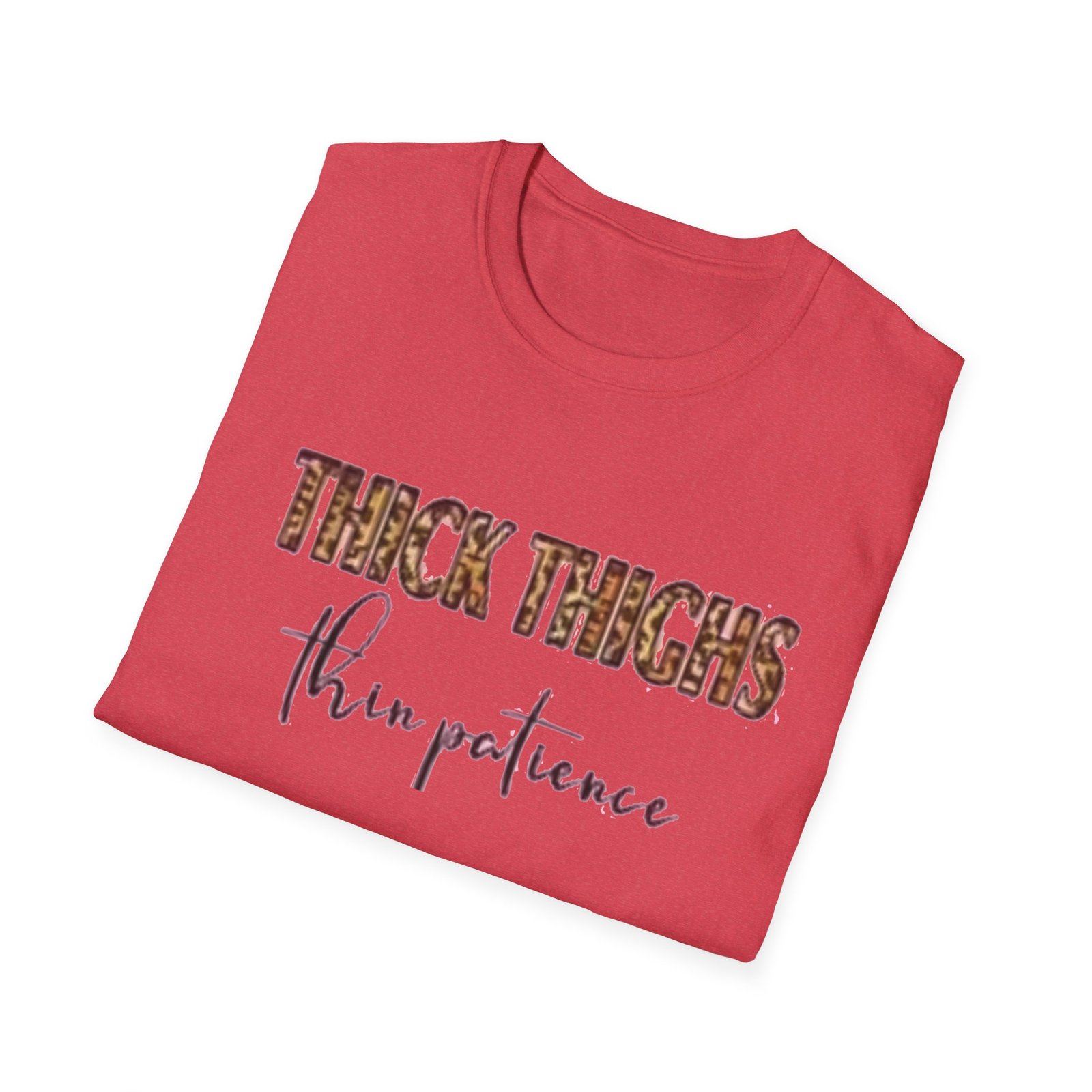 Thick Thighs Unisex Softstyle T-Shirt | Casual Wear, Fashion Tee, Gift for Friends, Affirmation Shirt, Summer Outfit - Image 9