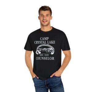 Camp Crystal Lake Counselor T-Shirt, Unisex Vintage Tee, Summer Camp Shirt, Gift for Camp Counselors, Retro Camping Apparel