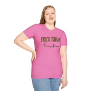 Thick Thighs Unisex Softstyle T-Shirt | Casual Wear, Fashion Tee, Gift for Friends, Affirmation Shirt, Summer Outfit