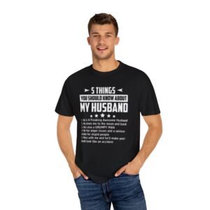 Funny Husband T-shirt, Gift for Him, Unisex Tee, Couple's Apparel, Casual Wear, Anniversary Gift