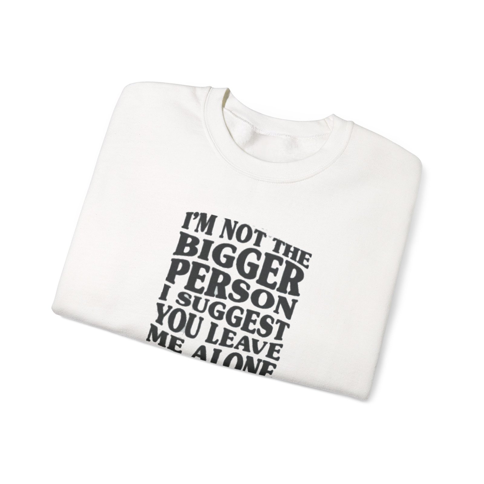 Funny Unisex Crewneck Sweatshirt - Leave Me Alone, Casual Wear, Gift Idea, Humor Clothing, Cozy Sweater, Perfect for Relaxation - Image 4