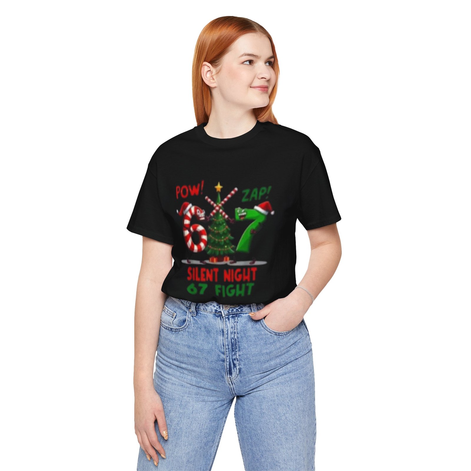 Christmas 67 Fight T-Shirt – "Silent Night 67 Fight" Holiday Tee - Image 8