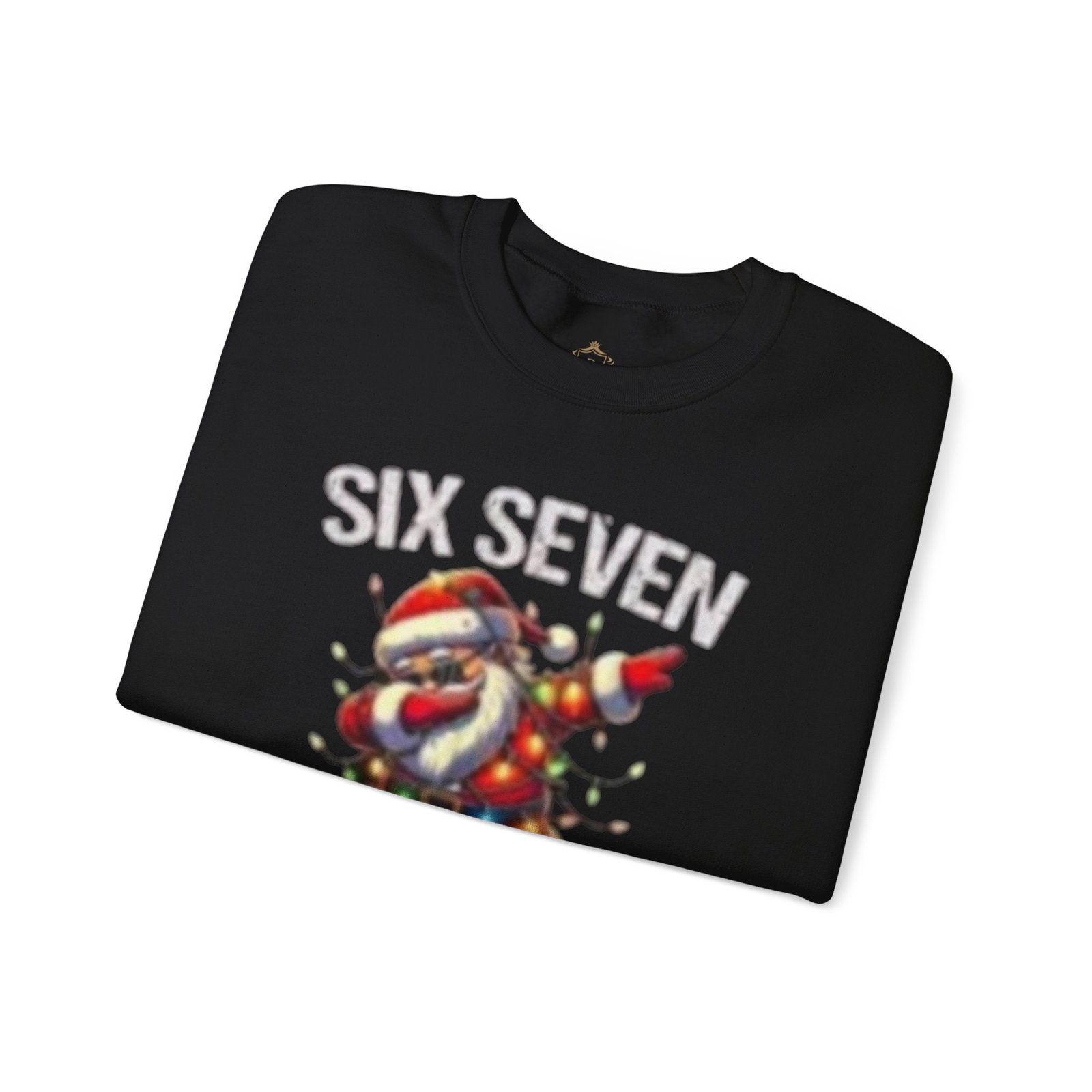 Christmas Santa Dab Sweatshirt – 'Six Seven' Holiday Crewneck - Image 4