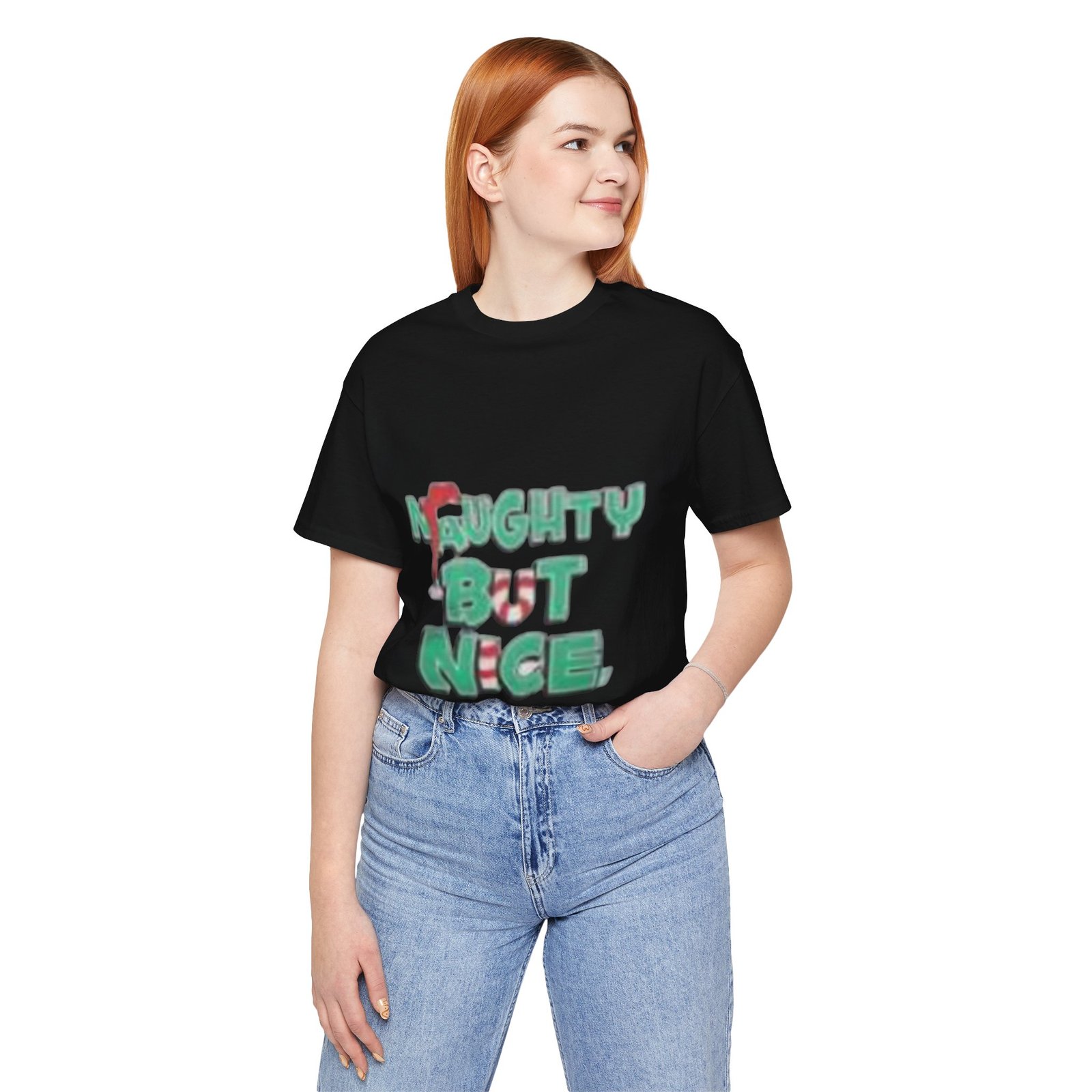 Naughty But Nice Christmas Tee - Image 3