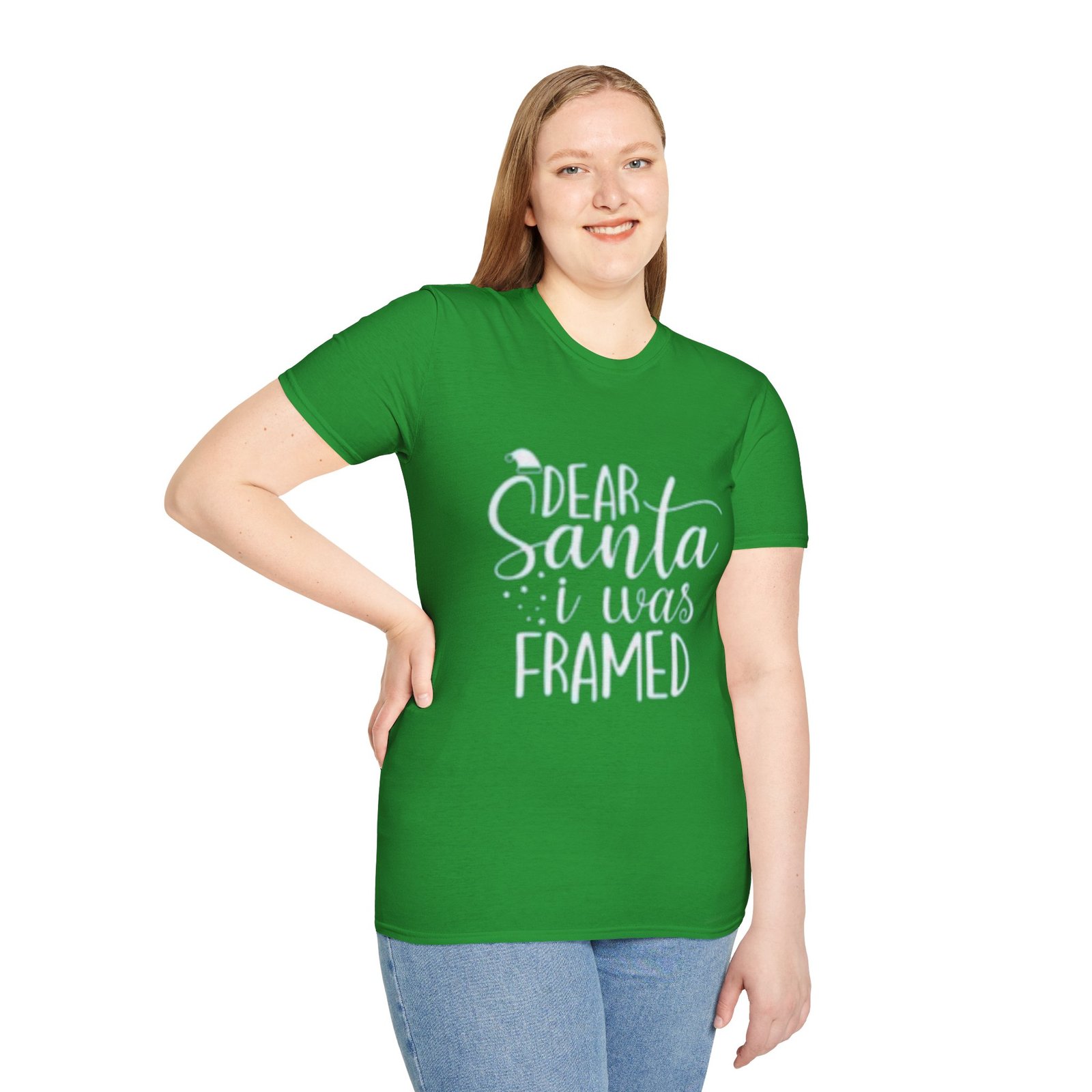 T-Shirt — "Dear Santa I Was Framed" Christmas Funny Holiday Tee - Image 3