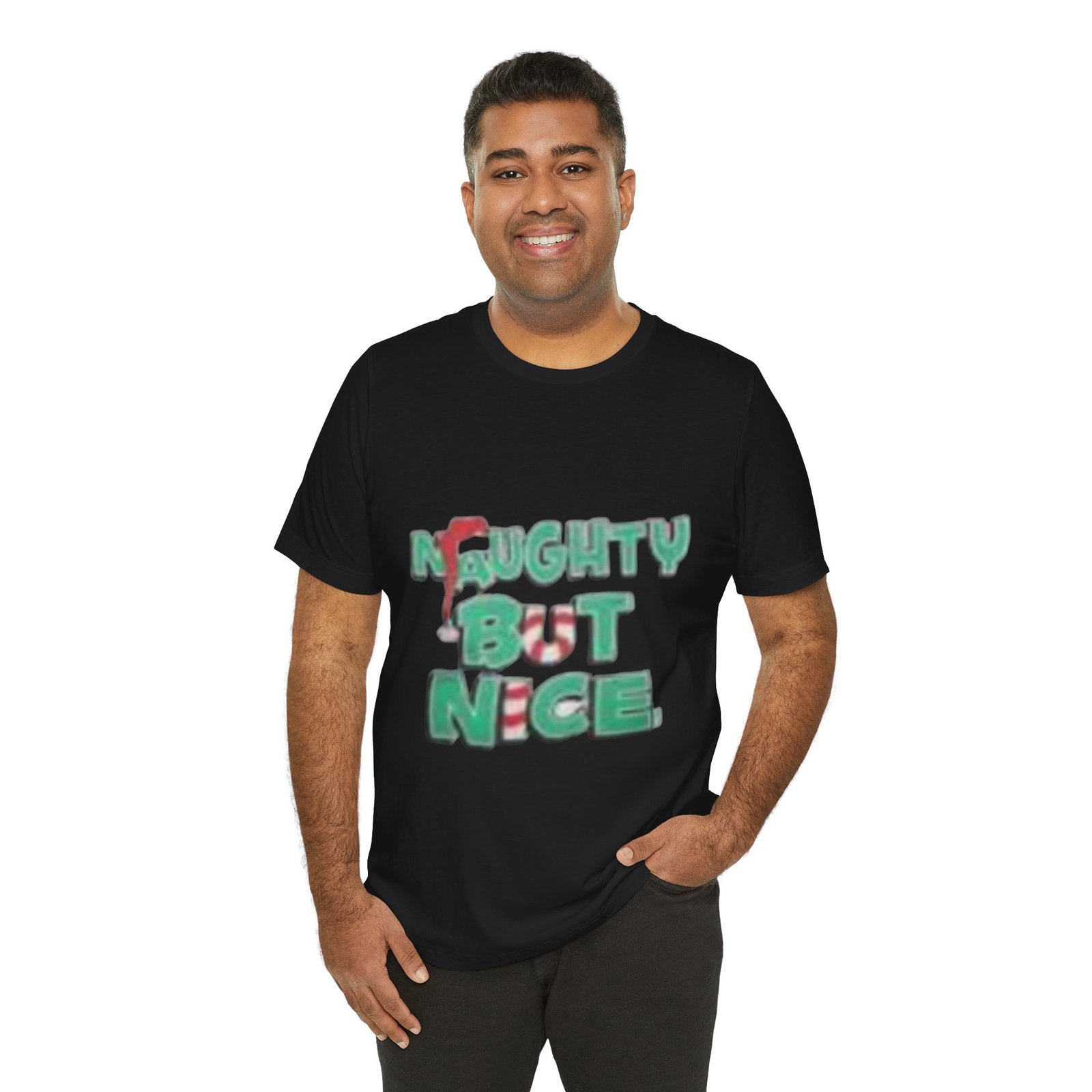 Naughty But Nice Christmas Tee - Image 2