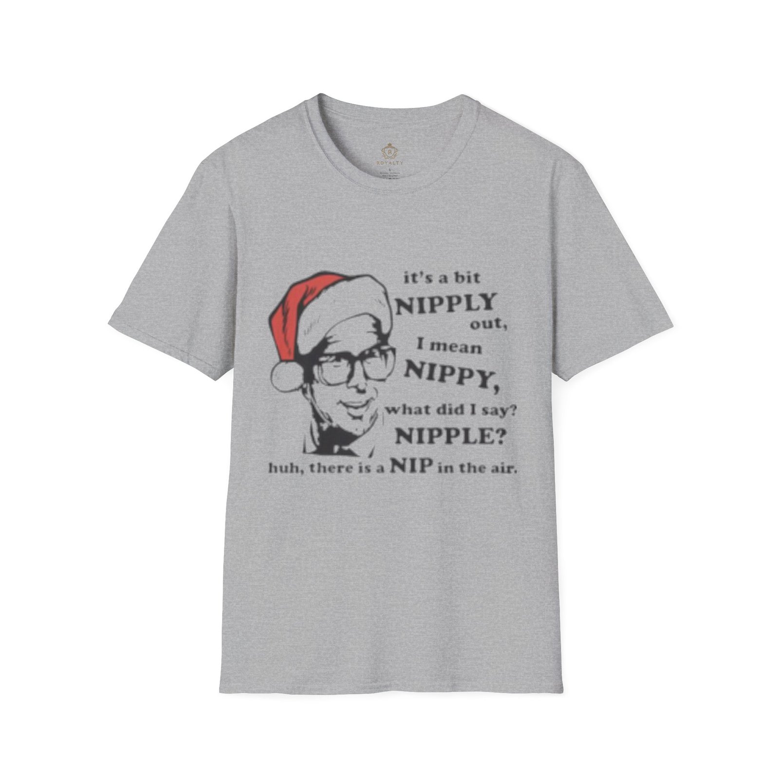 Heather Gray T-Shirt — Minimalist Solid Crewneck Tee - Image 4