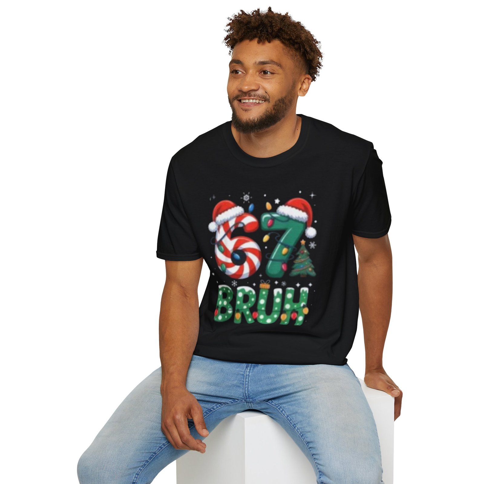 Christmas '57 Bruh' T-Shirt — Funny Holiday Graphic Tee - Image 4
