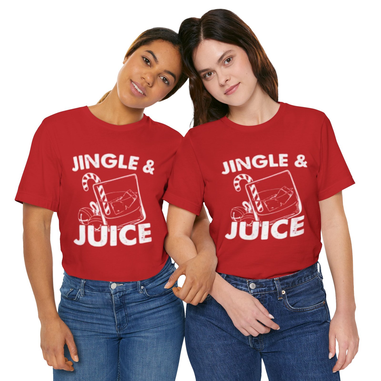 Jingle & Juice Christmas Tee - Image 4