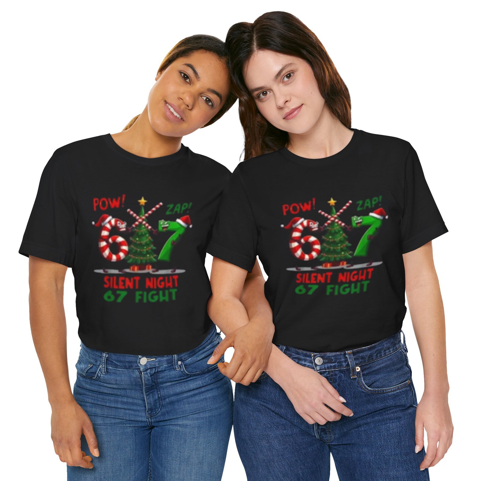 Christmas 67 Fight T-Shirt – "Silent Night 67 Fight" Holiday Tee - Image 10